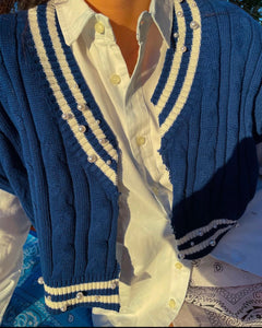 College cardigan