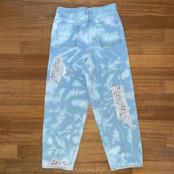 Bandana jeans tie dye