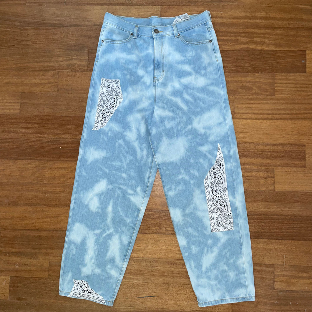 Bandana jeans tie dye