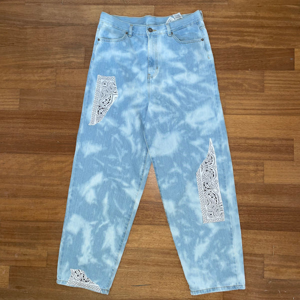 Bandana jeans tie dye